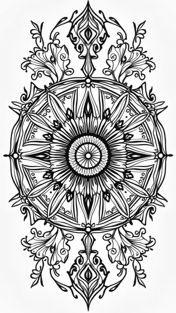 sacred geometry coloring pages